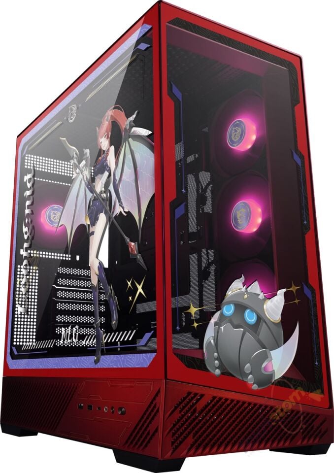 MSI PANO 130R MLG EDITION Gaming Mid-Tower PC Kasası Kırmızı-Siyah