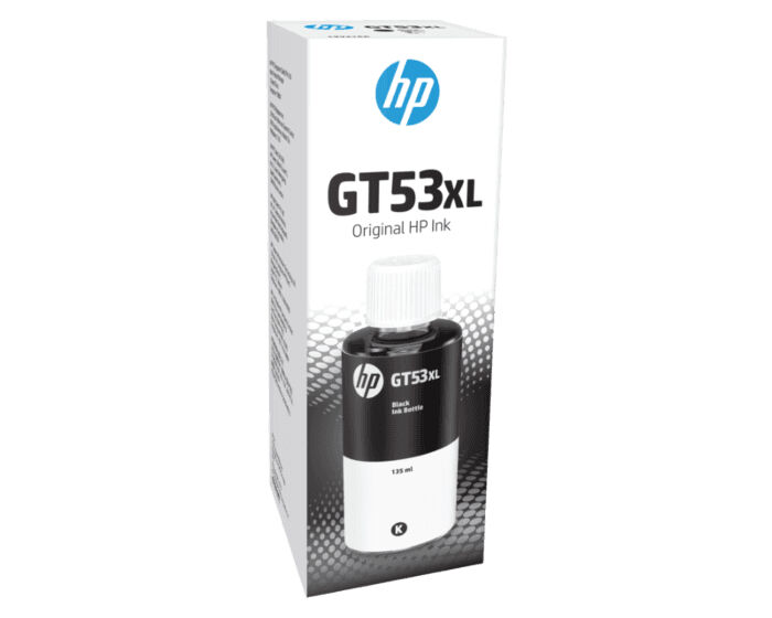 HP GT53XL Siyah Yüksek Kapasiteli Orijinal Mürekkep Şişesi 135ml (6.000 Sayfa) - 1VV21AE