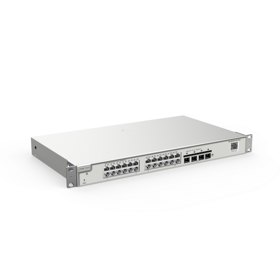 RUIJIE 24port 4-10GbE SFP Gigabit Yönetilebilir Switch RG-NBS3200-24GT4XS