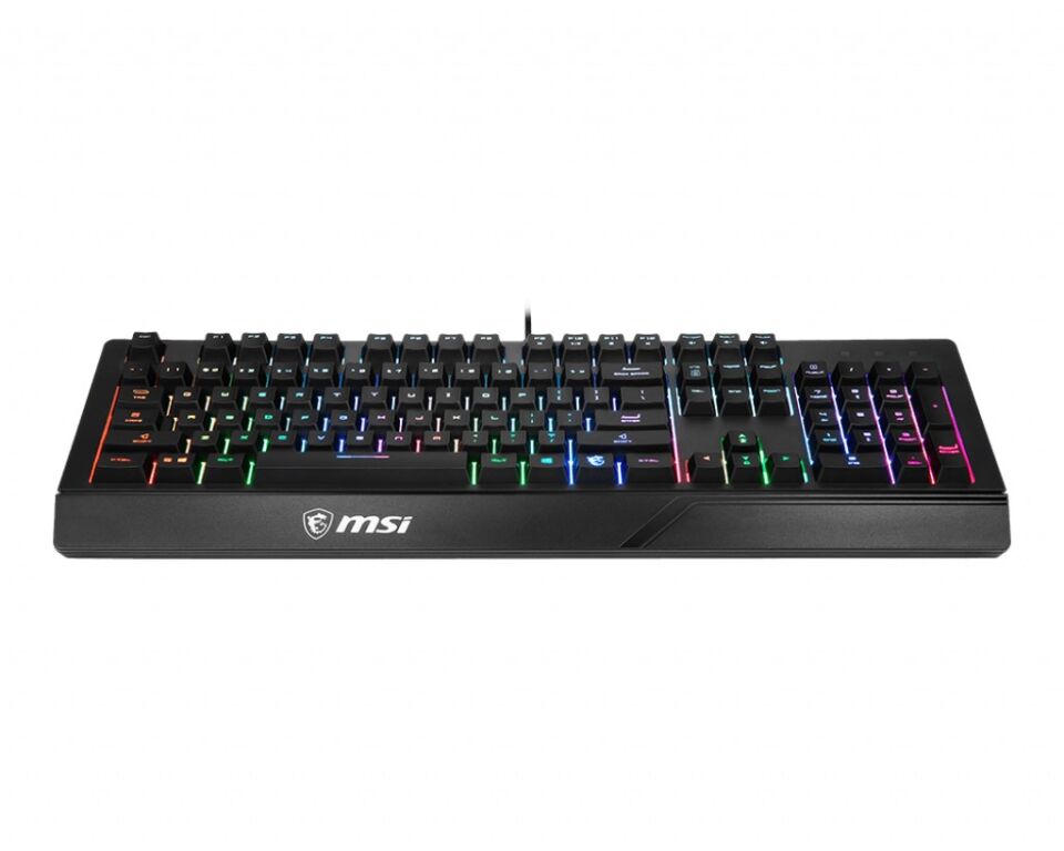 MSI Q TR Vigor GK20 RGB Ledli Sessiz Membran Siyah Oyuncu Klavyesi