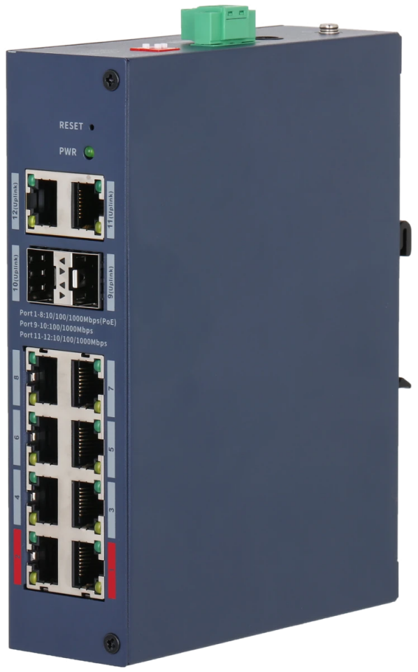DAHUA 8port PoE 117w 2-SFP Gigabit Yönetilebilir Switch CHS4212-8GT-110