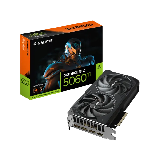 GIGABYTE 8GB RTX5060TI WINDFORCE OC GV-N506TWF2 OC-8GD GDDR7 128bit PCIE 5.0
