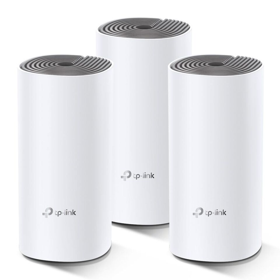 TP-LINK DECO E4-3P WIFI5 AC1200 Dual Band Mesh Router 3-lü set