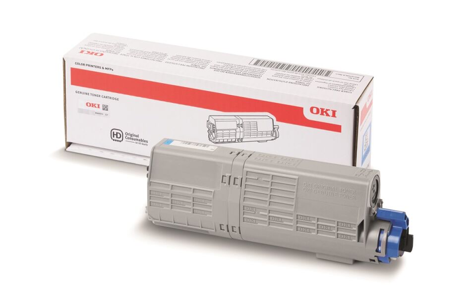 OKI C532 / MC573 Cyan Orijinal Yüksek Kapasiteli Toner Kartuşu (6.000 Sayfa) - 46490607