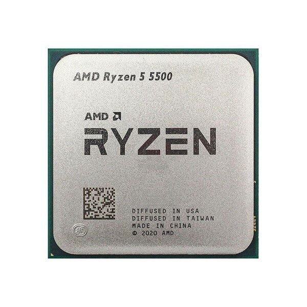 AMD RYZEN 5 5500 16MB 6çekirdekli VGA YOK AM4 65w Kutusuz+Fansız