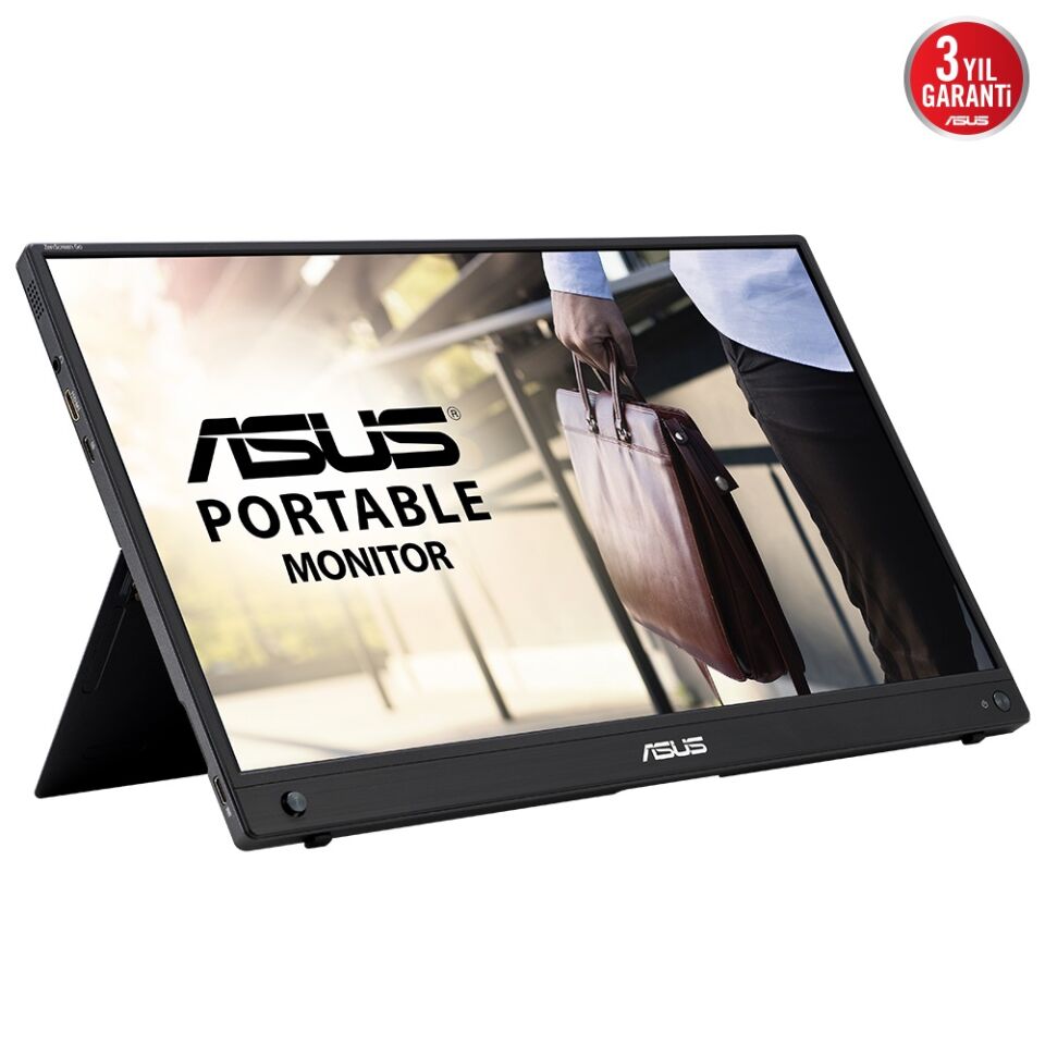 ASUS 15.6'' IPS ZenScreen MB16AWP 5MS 60HZ Kablosuz Taşınabilir Monirtör 1920x1080 /  90LM07I1-B01370