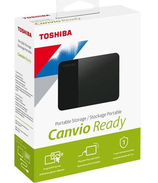 TOSHIBA 1TB 2.5'' Canvio Ready HDTP310EK3AA USB 3.0 Harici Disk