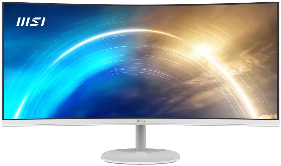 MSI 34'' VA PRO MP341CQW 1MS 100HZ HDMI-DP Kavisli Kurumsal Monitör Beyaz 3440x1440