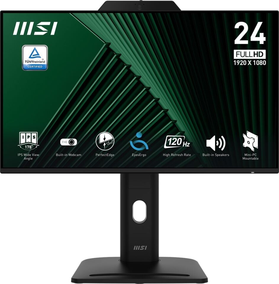 MSI 23.8'' IPS PRO MP242PMG 1MS 120HZ HDMI-DP Pivot Kurumsal Monitör 1920x1080