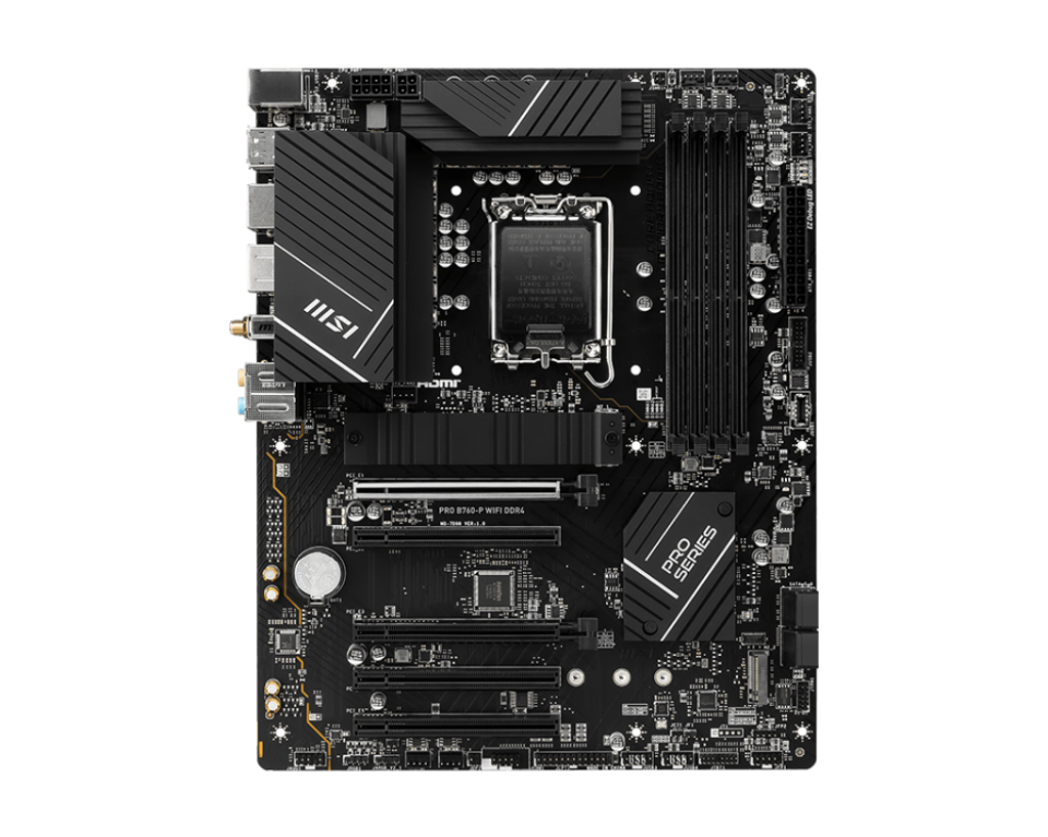 MSI PRO B760-P WIFI6E DDR4 HDMI-DP TYPEC PCIE 4.0 1700p ATX