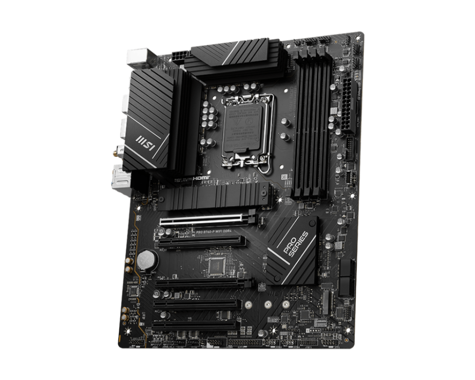 MSI PRO B760-P WIFI6E DDR4 HDMI-DP TYPEC PCIE 4.0 1700p ATX