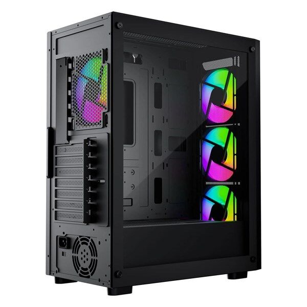 GAMEBOOSTER 650W 80+ WHITE RAIDER E651B Gaming Mid-Tower PC Kasası