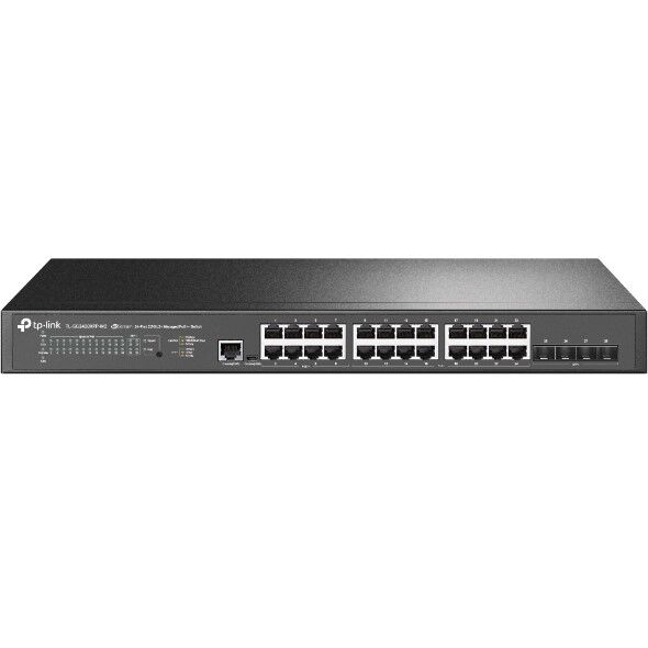TP-LINK 24port 16port PoE 500w 4-SFP 10GbE / 2.5GbE Yönetilebilir Switch SG3428XPP-M2