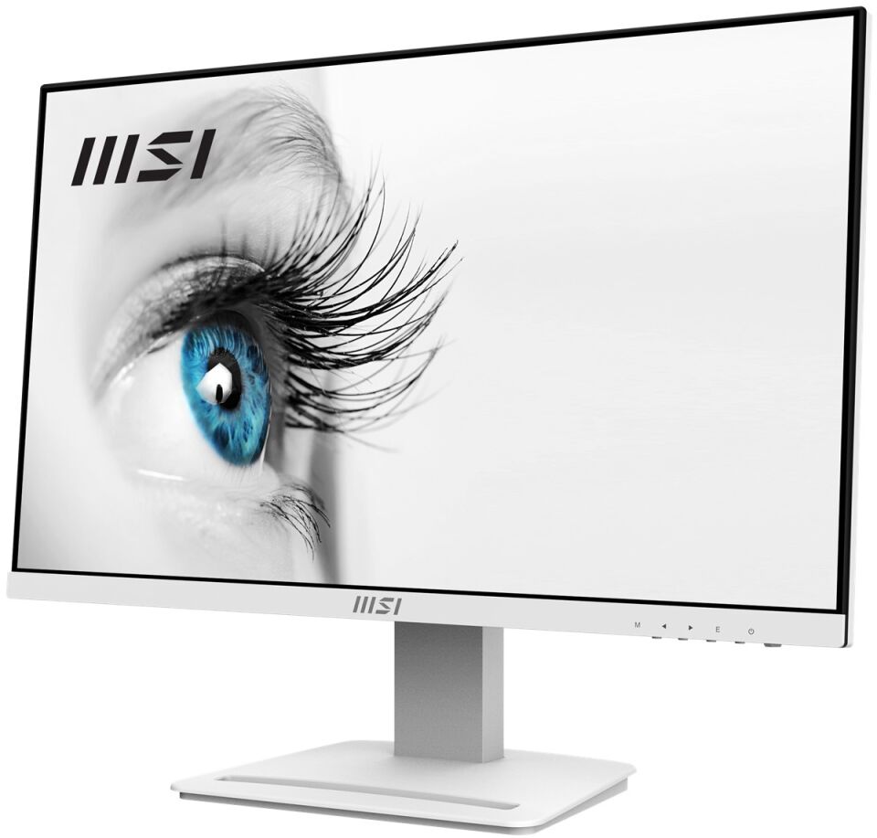 MSI 23.8'' IPS PRO MP243XW 1ms 100Hz HDMI-DP Kurumsal Monitör 1920x1080 Beyaz