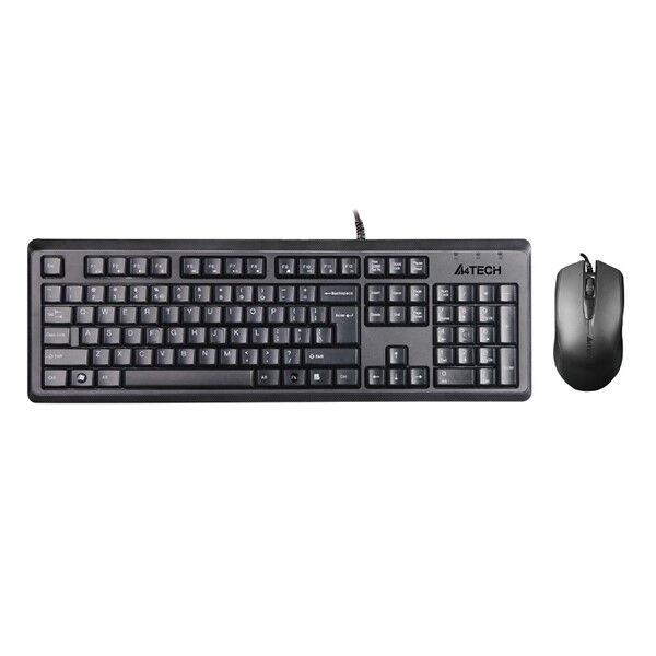 A4TECH KR-9276 Kablolu USB Q Trk Siyah Klavye - Mouse Set