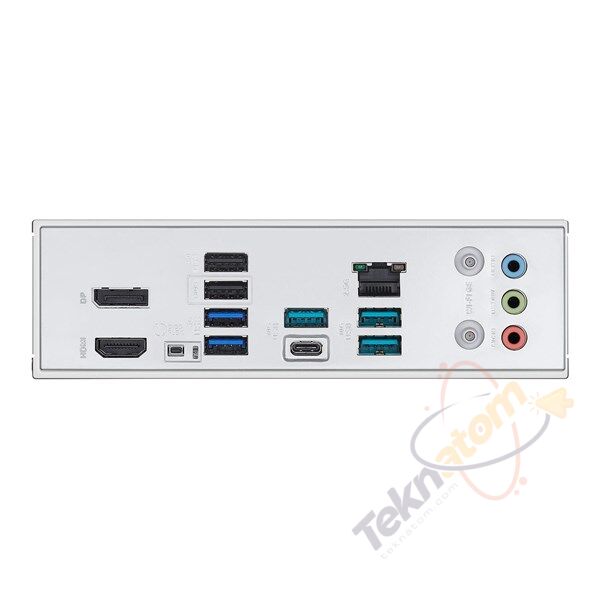 ASUS B650E MAX GAMING WIFI6E W DDR5 HDMI DP PCIE 5.0 AM5 ATX BEYAZ