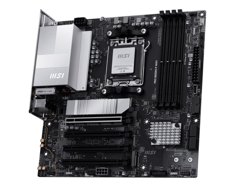 MSI PRO B850M-P WIFI DDR5 HDMI-DP PCIE 5.0 AM5 MATX
