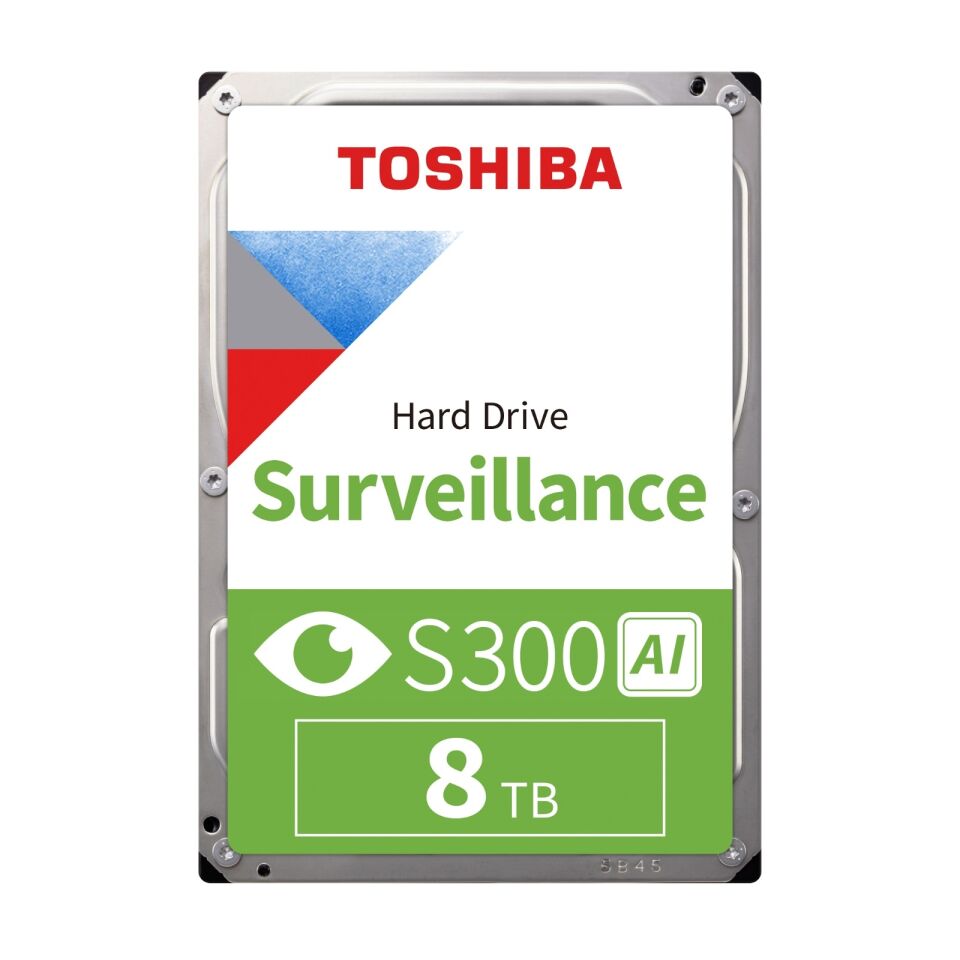TOSHIBA 3.5'' 8TB S300 AI MG10ADA800E-V 7200 RPM 512MB SATA-3 Güvenlik Diski