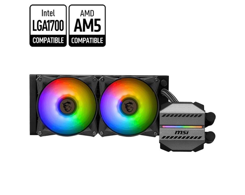 MSI 240mm MAG CORELIQUID M240 ARGB Sıvı Soğutmalı İşlemci Fanı