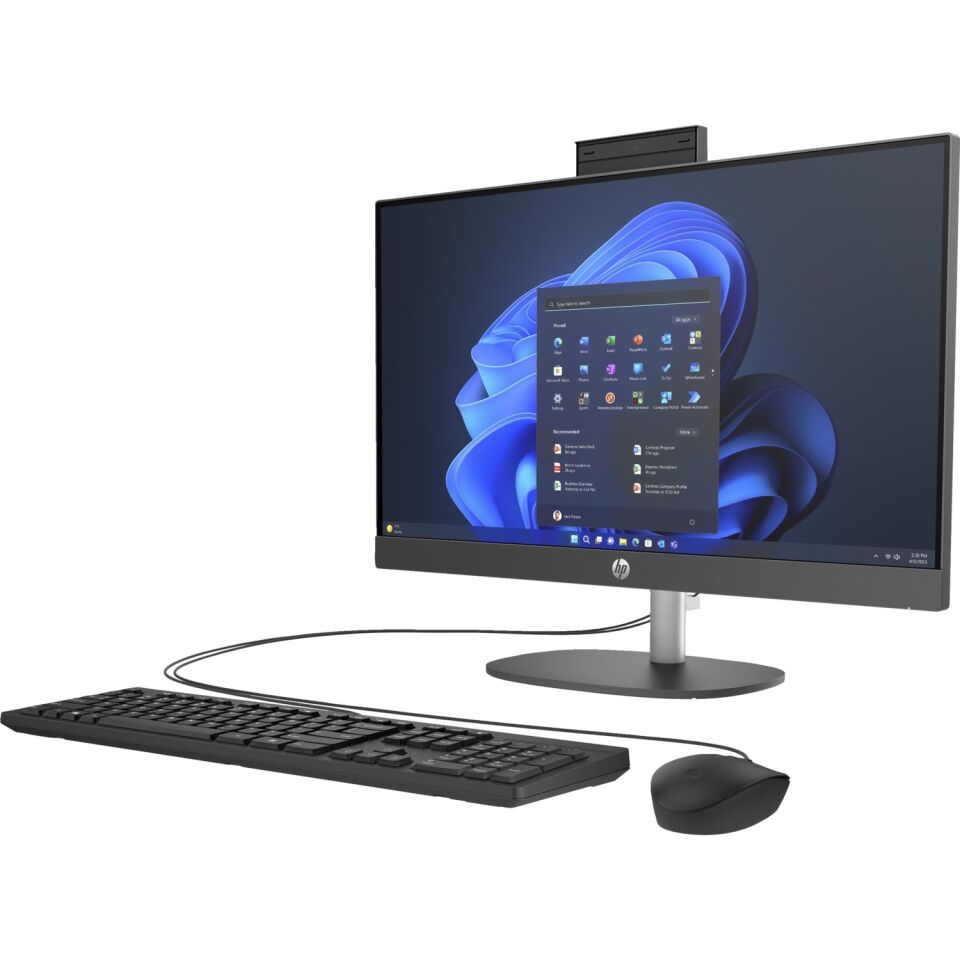 HP AIO 23.8'' CORE i7 1355U-32GB DDR5 RAM-512GB NVME-FDOS / ProOne 240 G10 8T2W8ES