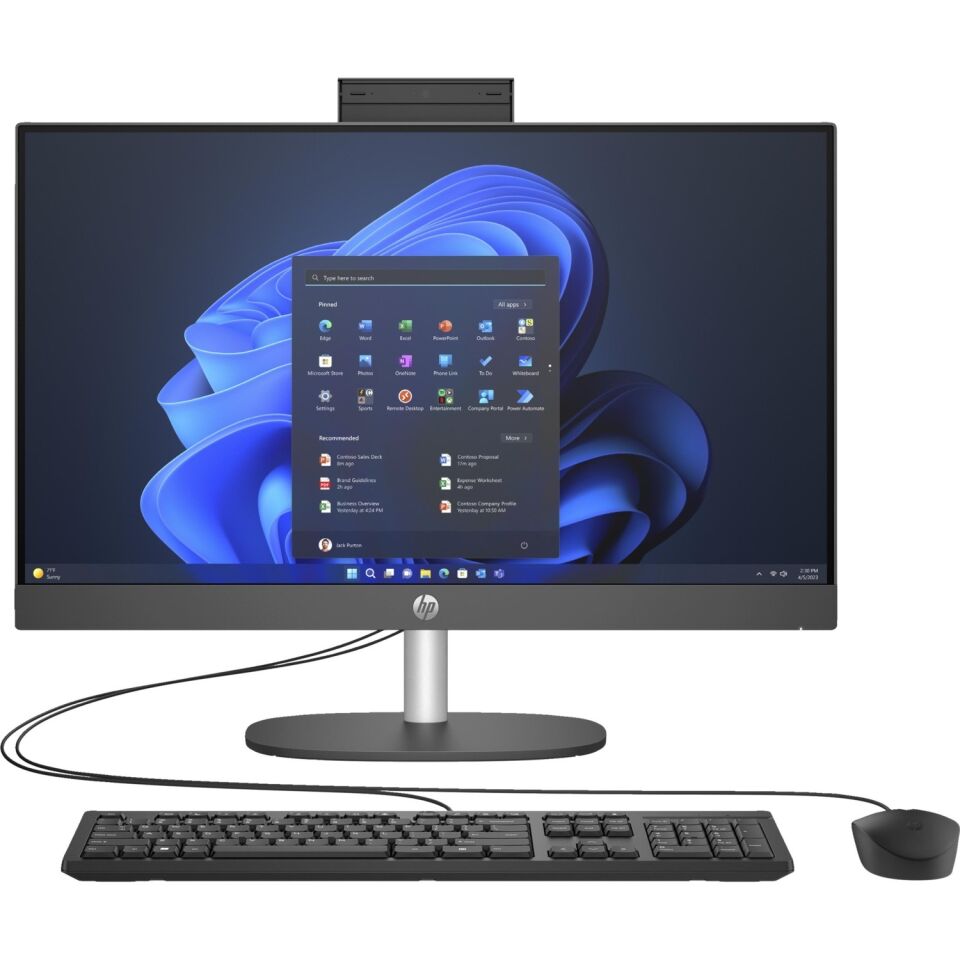 HP AIO 23.8'' CORE i7 1355U-32GB DDR5 RAM-512GB NVME-FDOS / ProOne 240 G10 8T2W8ES