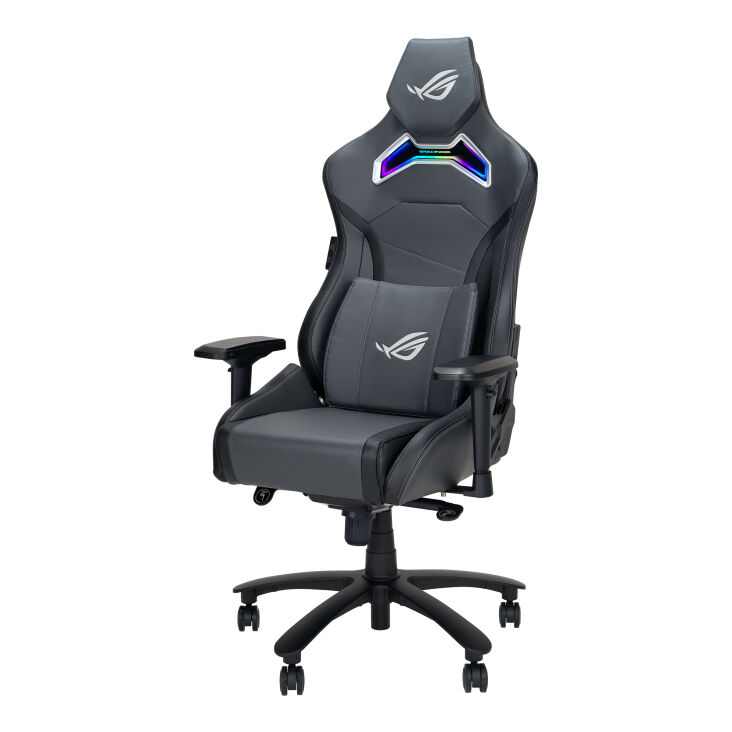 ASUS ROG Chariot X SL301W Ergonomik Kumaş Oyuncu Koltuğu (Gri) / 90GC01M0-MSG040
