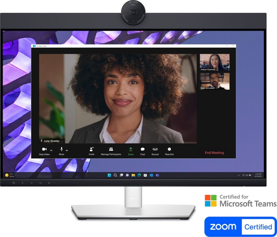 DELL 23.8'' IPS Pro 24 Plus P2424HEB 5MS 60HZ HDMI-DP RJ45 Web Kameralı Video Konferans Monitör 1920x1080