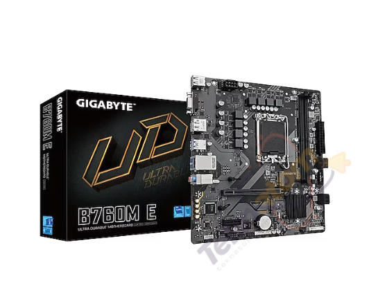 GIGABYTE B760M-E DDR5 HDMI VGA DP PCIe 4.0 16X 1700p mATX