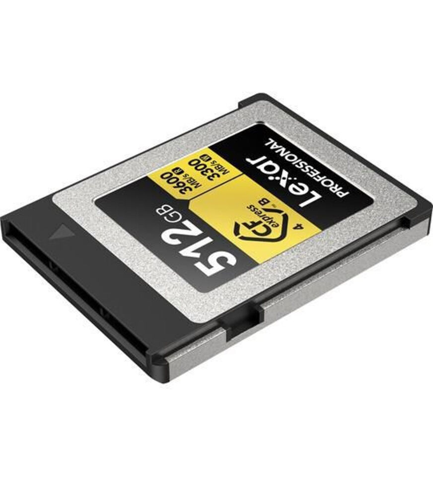 LEXAR 512GB Professional CFexpress Type B Gold Series Hafıza Kartı / LCXEXP4512G-RNENG