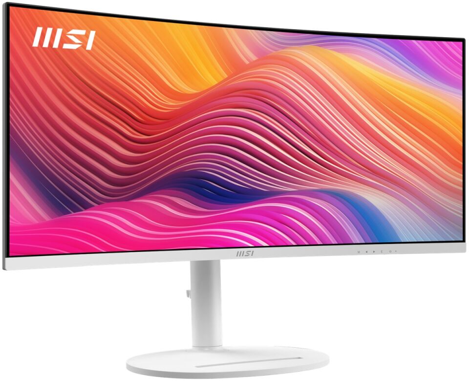MSI 34'' VA MODERN MD342CQPW 1MS 120HZ HDMI-DP Ev Ofis Monitörü Beyaz 3440x1440