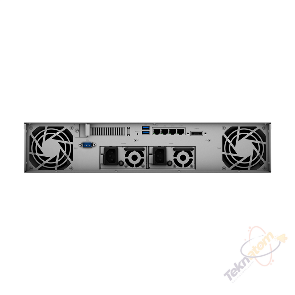 SYNOLOGY 8diskli Ryzen V1500B-12GB RAM-Gigabit Rack Nas Server RS1221 PLUS (9889)