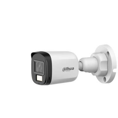 DAHUA 2MP Bullet 3.6mm Analog Kamera Akıllı Işıklı Sesli HAC-B1A21P-U-IL-A