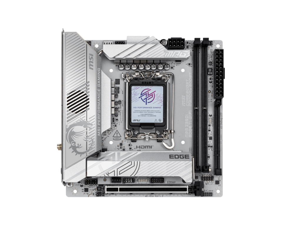 MSI MPG Z890I EDGE TI WIFI7 DDR5 HDMI-TYPEC PCIE 5.0 1851p mITX Beyaz