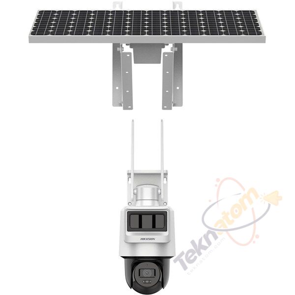 HIKVISION 4MP PT Speed Dome 2.8mm Pan-Tilt Solar IP Kamera (4G Sim Kart Destekli) DS-2DE2C400IWG-K/4G/C09S20
