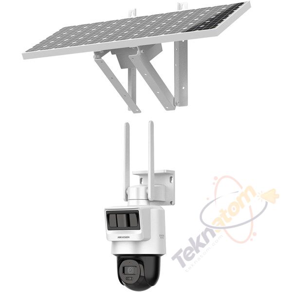 HIKVISION 4MP PT Speed Dome 2.8mm Pan-Tilt Solar IP Kamera (4G Sim Kart Destekli) DS-2DE2C400IWG-K/4G/C09S20