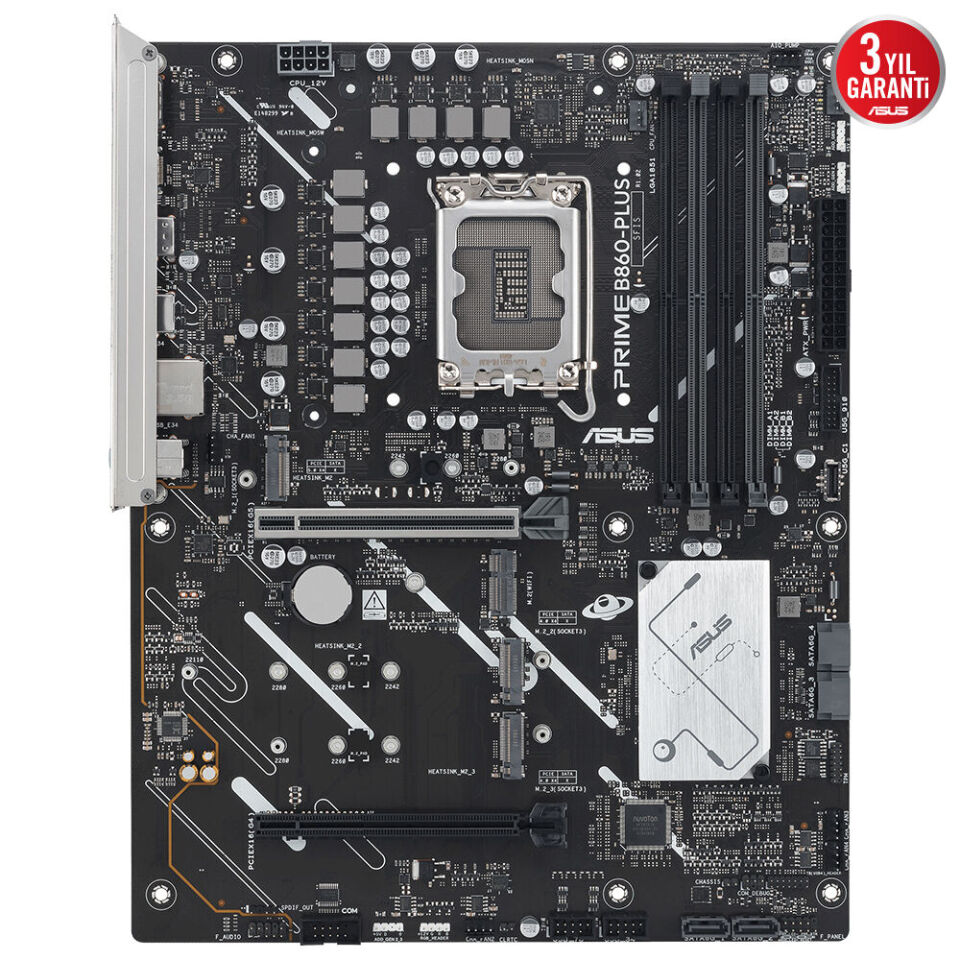 ASUS PRIME B860-PLUS-CSM DDR5 HDMI-DP TYPEC PCIE 5.0 1851p ATX