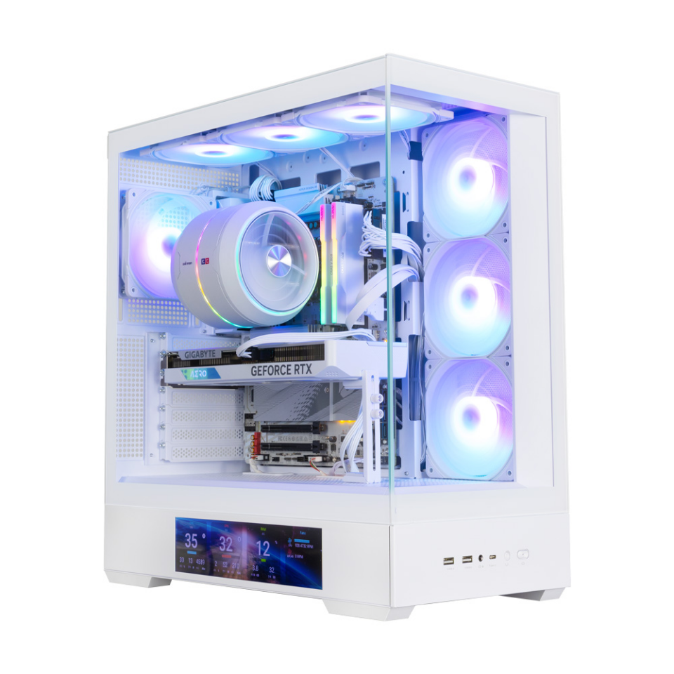 ZALMAN P40 DS WHITE Gaming Mit-Tower PC Kasası Beyaz