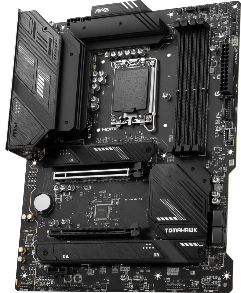 MSI MAG B760 TOMAHAWK WIFI6E DDR5 HDMI-DP TYPEC PCIE 4.0 1700p ATX