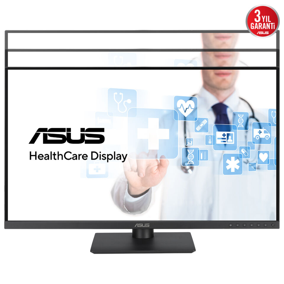 ASUS 27'' IPS HA2741A 5MS 75HZ HDMI-DP TYPEC Medikal Pivot Monitör 2560x1440
